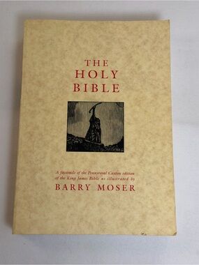 The Holy Bible by Barry Moser - Cream Cover